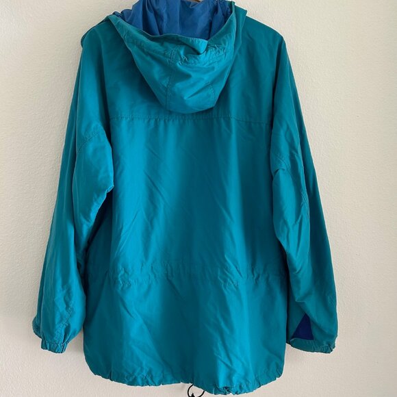 Patagonia 90s Jacket/Coat Blue Mens Medium Rare Waterproof Parka SZL Vintage - Picture 2 of 7